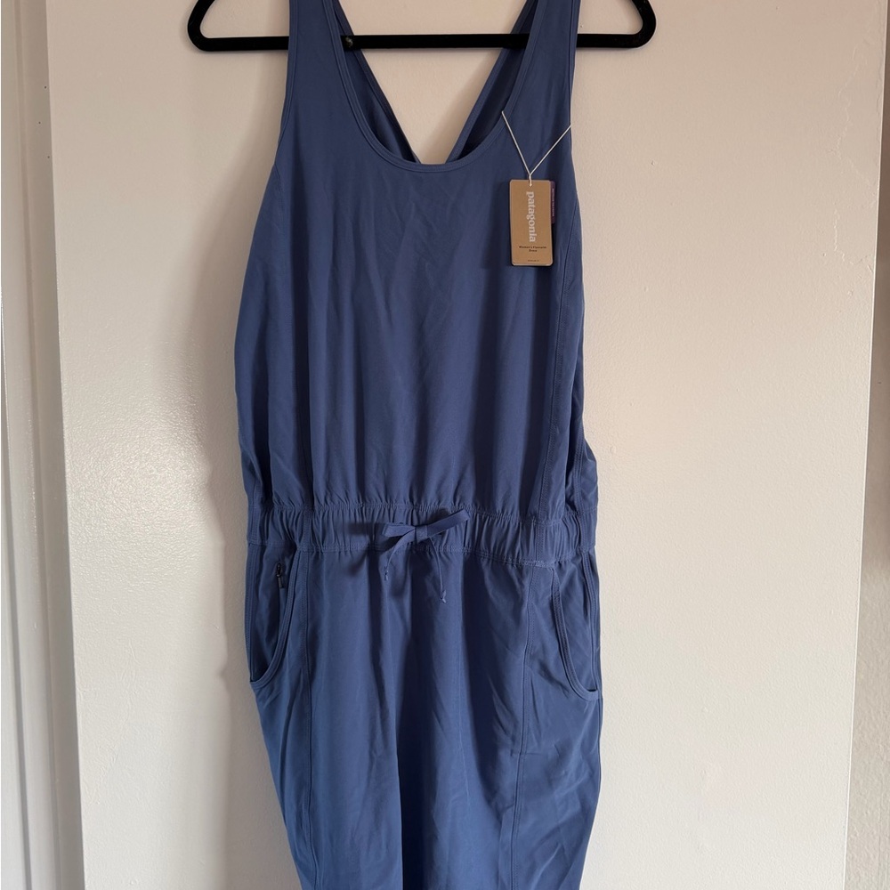 Patagonia Blue V-Neck Dress